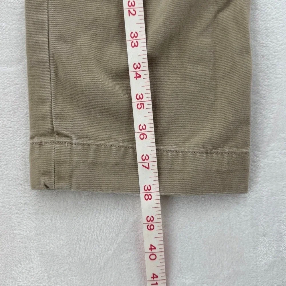 Polo Ralph Lauren Chino Pants Mens 32/32 Khaki Tan Excellent Straight Leg Twill